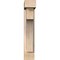 Ekena Millwork Westlake Block Smooth Bracket w/ Offset Brace, Douglas Fir, 5 1/2"W x 18"D x 30"H BKT0604X18X30WTL05SDF - alternate 3